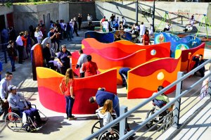 Parque de la Amistad em Montevidéu: parque inclusivo