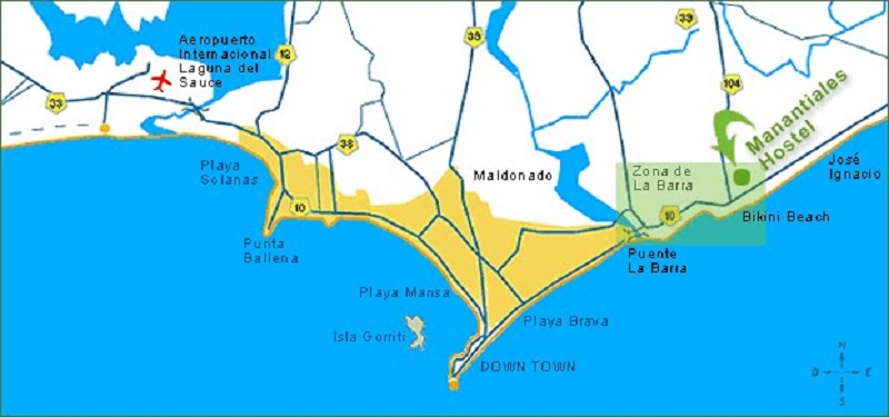 Bairros e regiões de Punta del Este