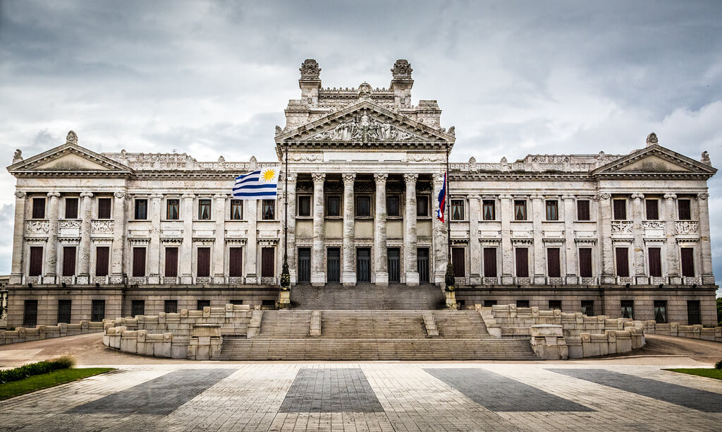 Palácio Legislativo do Uruguai em Montevidéu