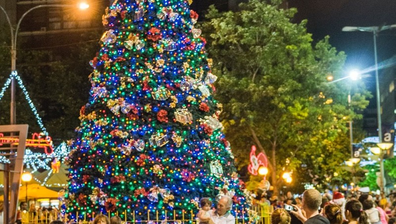 Árvore de Natal no Uruguai