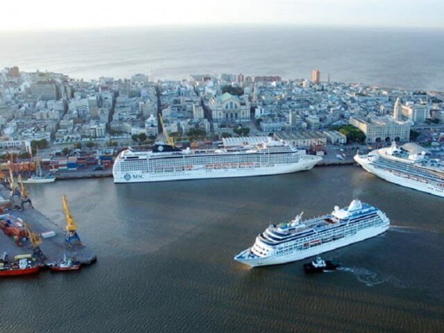 Principais destinos de ferry em Montevidéu