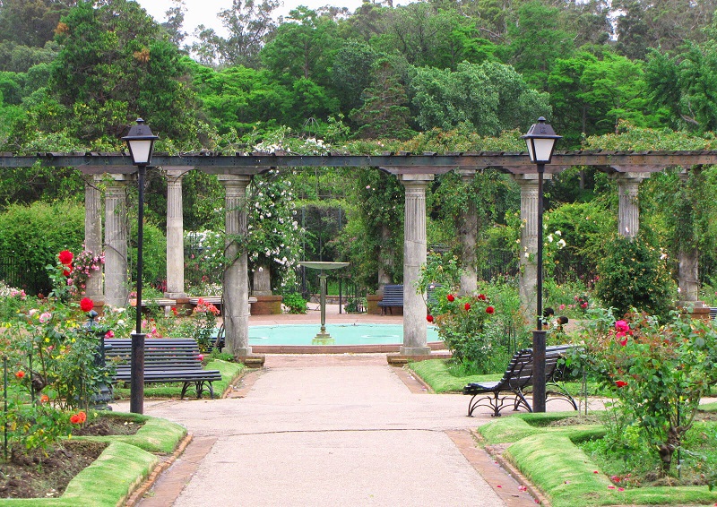 Parque El Rosedal em Montevidéu